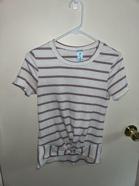Unknown - Short Sleeve Striped Top - M/Medium